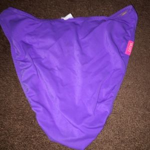 purple high waisted bathing suit bottoms